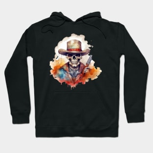 Skull With Guns Hoodie